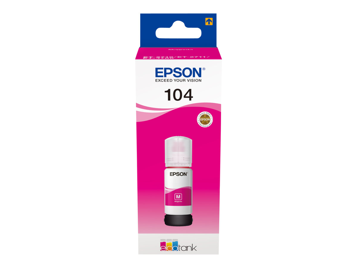 Epson 104 EcoTank Magenta ink bottle