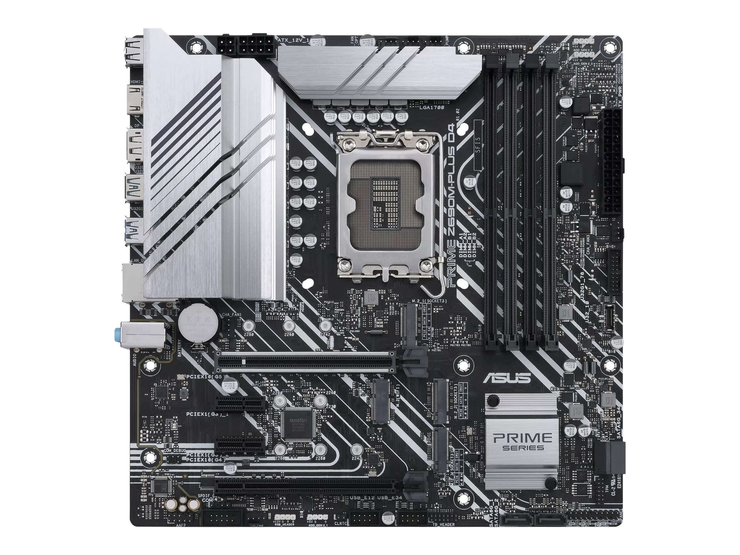 ASUS PRIME Z690M-PLUS D4 Intel Z690 LGA 1700 micro ATX