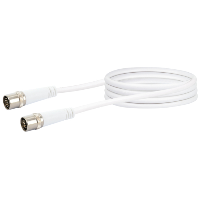 Schwaiger KDSK15 042 Koaxialkabel 1,5 m F Weiß