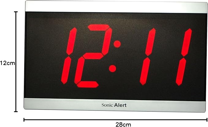 Geemarc BD4000 Digitale Uhr m. Wecker, Thermometer, Fernbed.