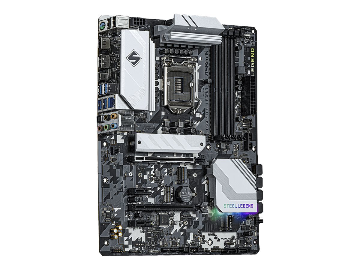 ASRock B560 Steel Legend - Motherboard - ATX - LGA1200-Sockel - B560 Chipsatz - USB-C Gen2, USB 3.2 Gen 1, USB-C Gen 2x2 - 2.5 Gigabit LAN - Onboard-Grafik (CPU erforderlich)