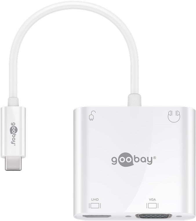 USB-C™ Multiport-Adapter auf HDMI™, VGA, Power Delivery, 100 W USB-C™ Multiport-Adapter auf HDMI™, VGA, Power Delivery, 100 W