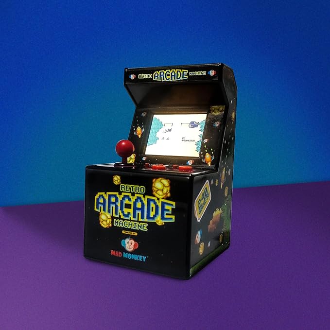 Mad Monkey - Mini Arcade Machine mit 240x 8-Bit Spielen