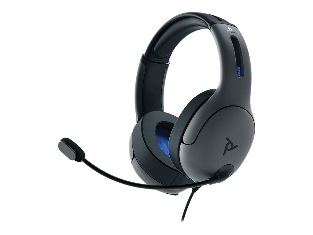 PDP LVL50 Kopfhörer Kabelgebunden Kopfband Gaming Schwarz, Grau