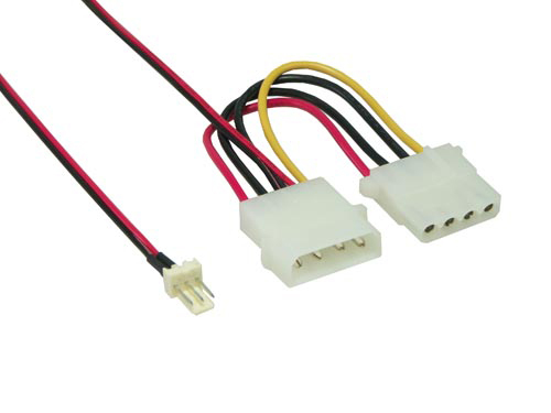 Alcasa 3pin - 4pin+4pin, m - m\\f, 0.15m 0,15 m