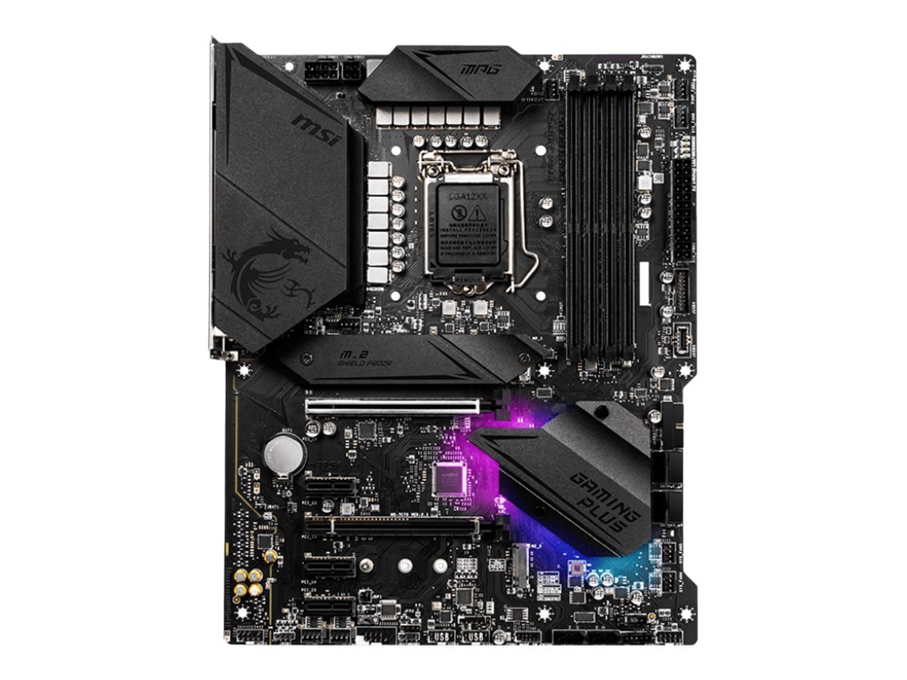MSI MPG Z490 CARBON EK X - Motherboard - ATX - LGA1200-Sockel - Z490 Chipsatz - USB-C Gen2, USB 3.2 Gen 1, USB 3.2 Gen 2, USB-C Gen 2x2 - 2.5 Gigabit LAN, Wi-Fi, Bluetooth - Onboard-Grafik (CPU erforderlich)