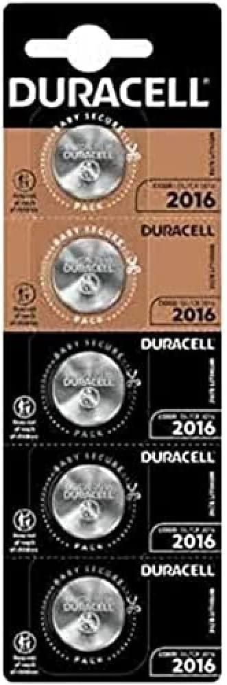 Duracell Batterie Knopfzelle CR2016 3.0V Lithium        5St.