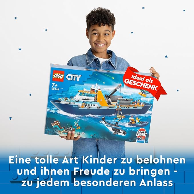 LEGO® 60368 - City Arktis-Forschungsschiff (815 Teile) LEGO® 60368 - City Arktis-Forschungsschiff (815 Teile)