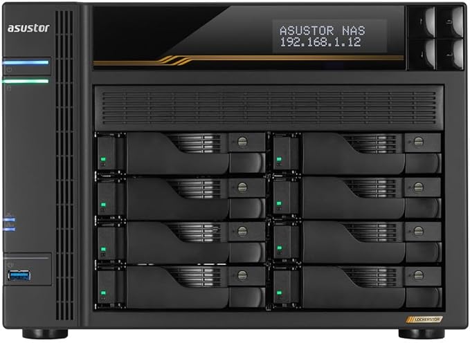 Asustor Lockerstor 8 Gen3 AS6808T 8 Bay