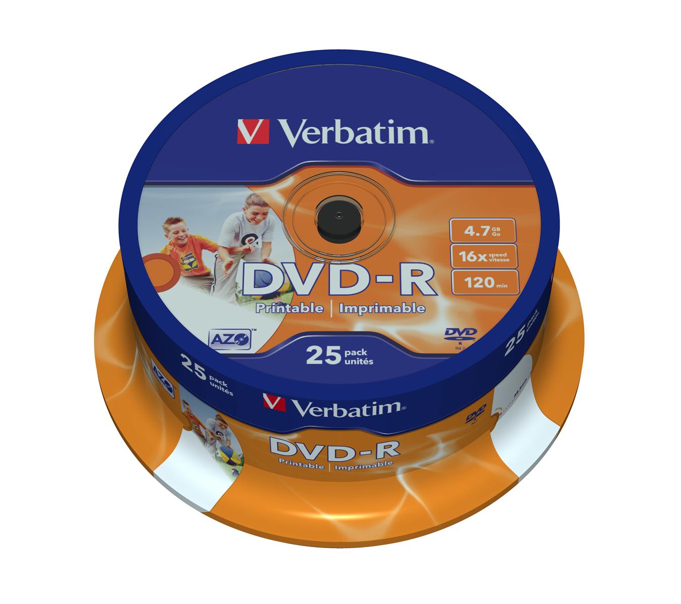 Verbatim 43538 DVD-Rohling 4,7 GB DVD-R 25 Stück(e)
