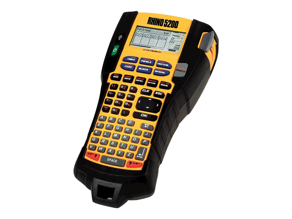 Dymo Rhino 5200 - Beschriftungsgerät - s/w - Thermotransfer - Rolle (1,9 cm)