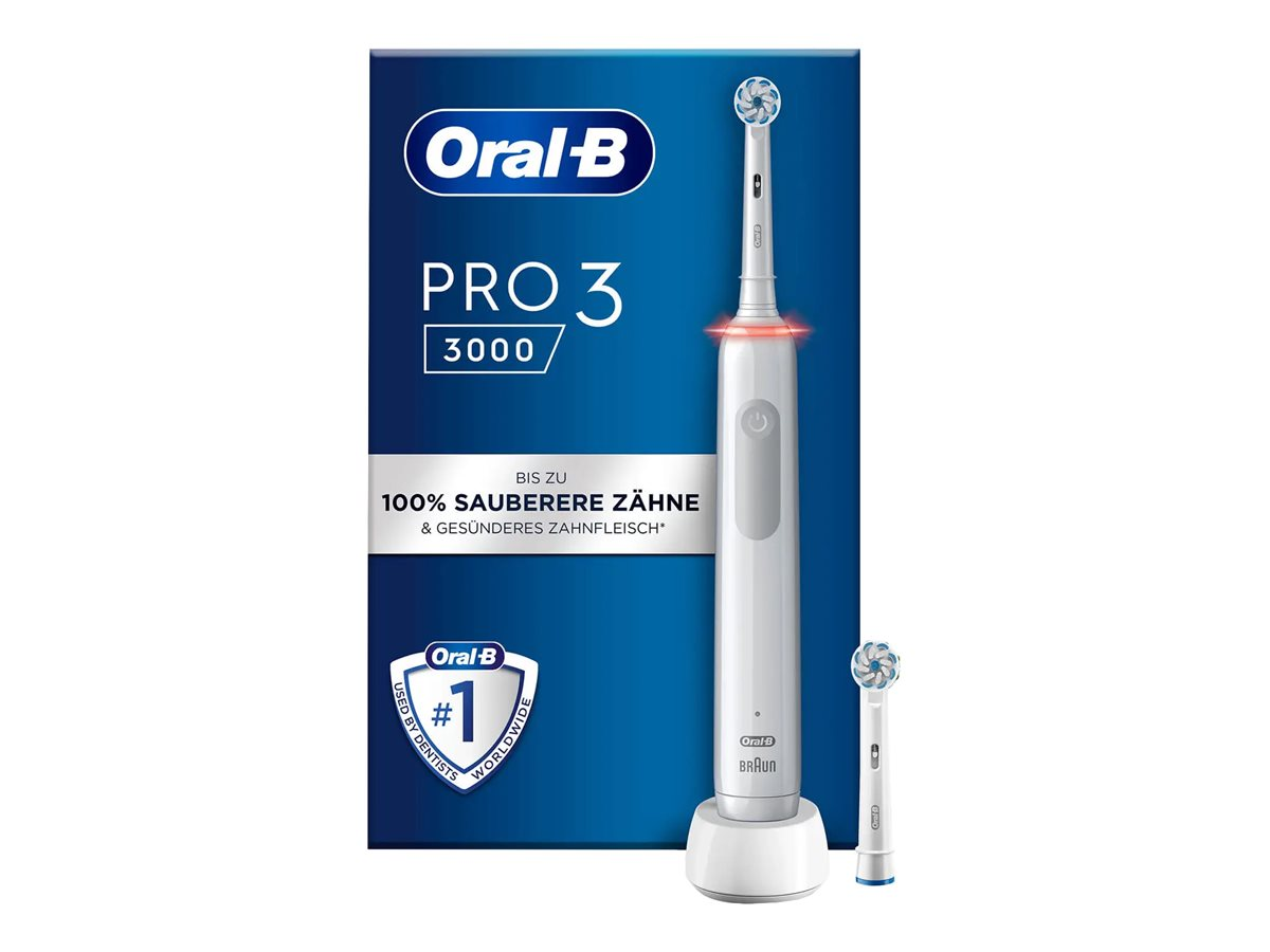 Oral-B Pro Sensitive Clean Pro 3 Erwachsener Rotierende-vibrierende Zahnbürste Weiß