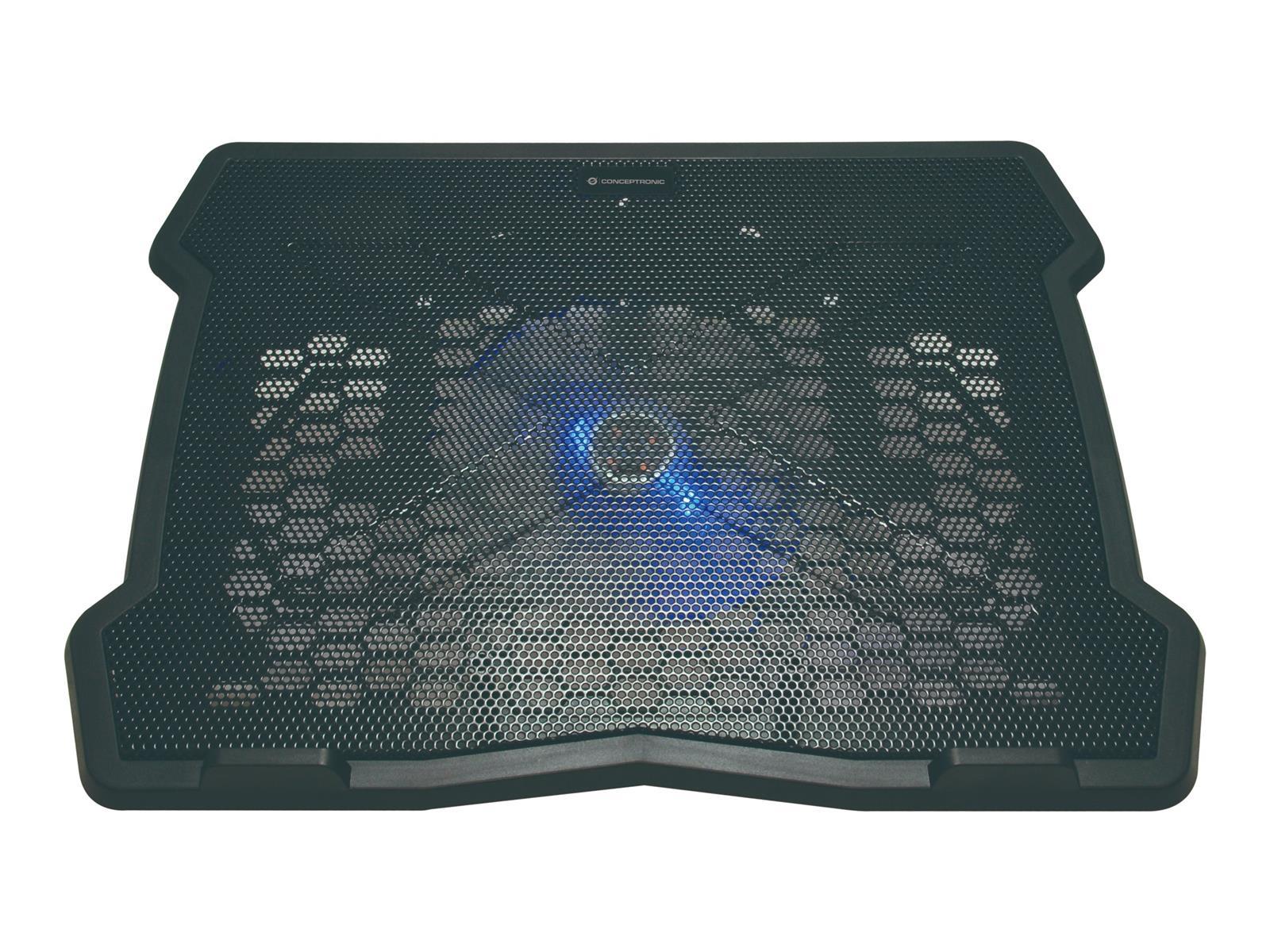 Conceptronic THANA05B Llaptop-Kühlpad 39,6 cm (15.6") Schwarz