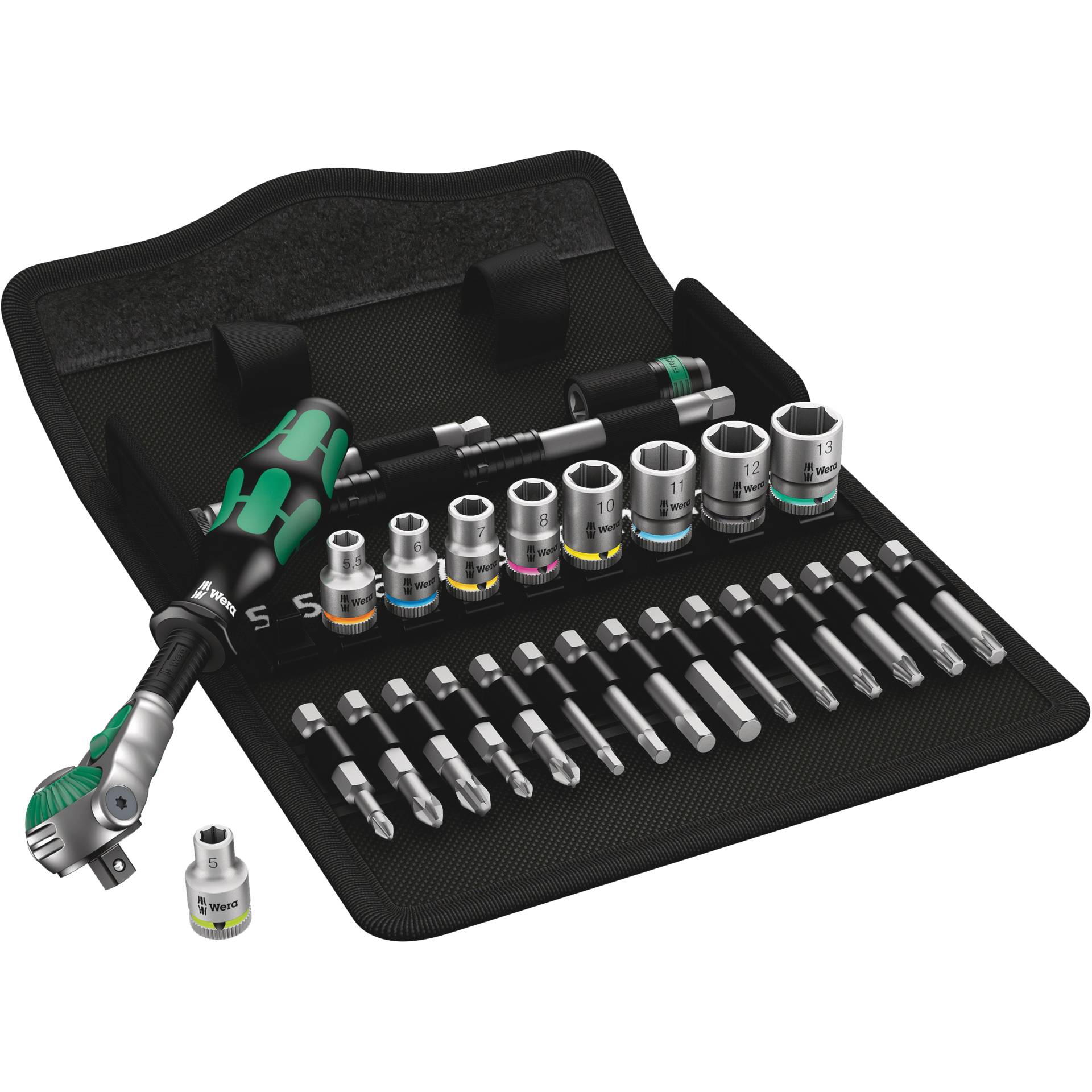 Wera 8100 SA 6 Zyklop Speed-Knarrensatz Wera 8100 SA 6 Zyklop Speed-Knarrensatz