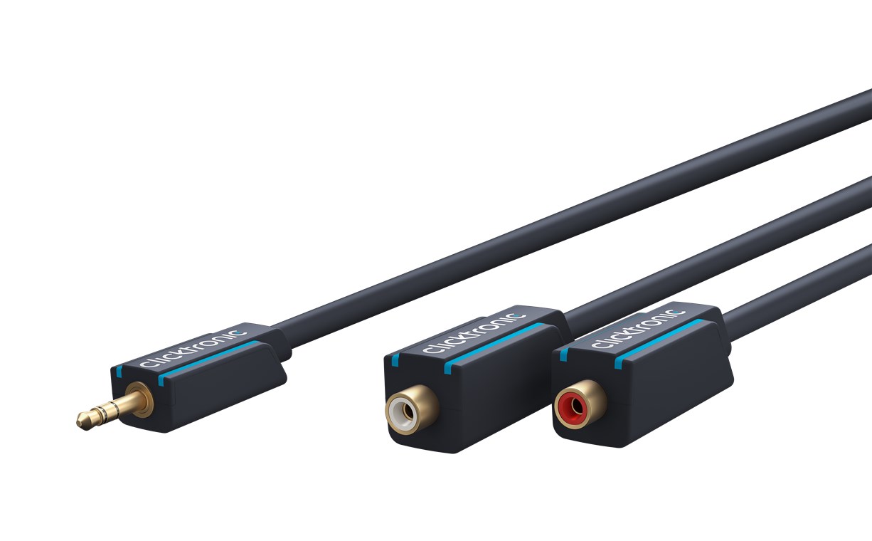 3,5-mm-AUX-auf-Cinch-Adapterkabel, stereo