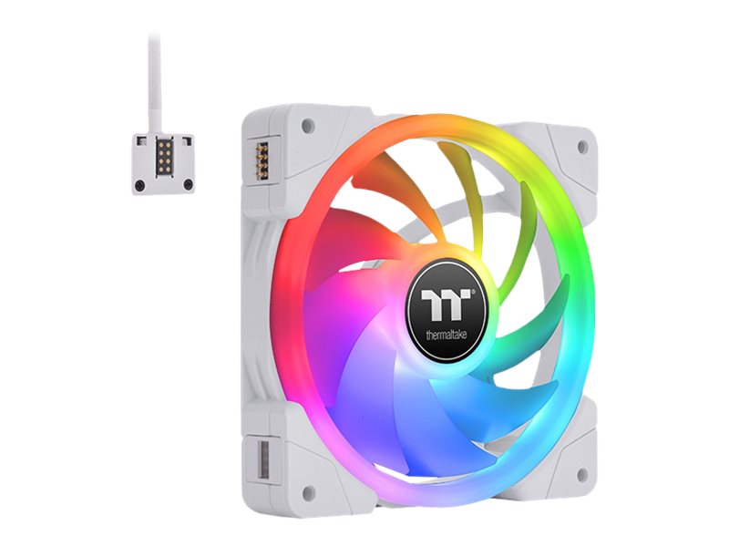 Thermaltake SWAFAN EX12 Computergehäuse Ventilator 12 cm Weiß 3 Stück(e)