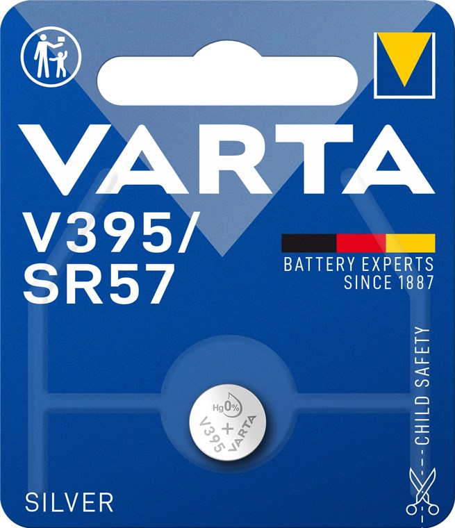 Varta V 395 - Batterie SR57 - Silberoxid - 42 Varta V 395 - Batterie SR57 - Silberoxid - 42