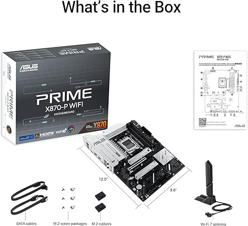 ASUS Prime X870-P WIFI AMD X870 Sockel AM5 ATX