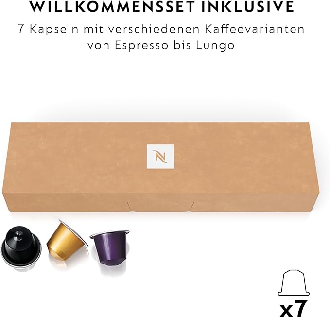 Nespresso De'Longhi EN640.B Gran Lattissima Kaffeekapselmaschine mit automatischem Milchsystem,19 Bar Druck,1400W,Schwarz
