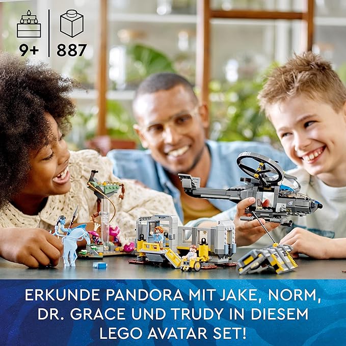LEGO® 75573 - Avatar™ Schwebende Berge: Site 26 und RDA Samson (887 Teile)