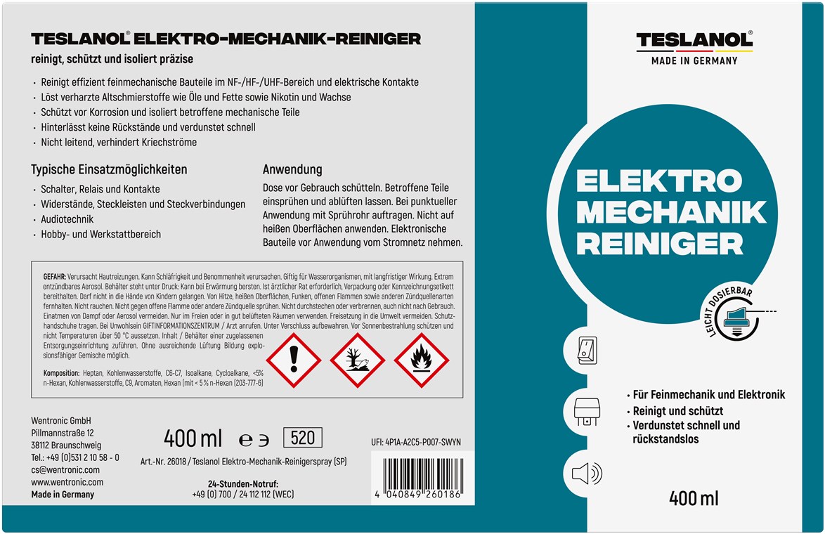 Elektro-Mechanik-Reinigerspray