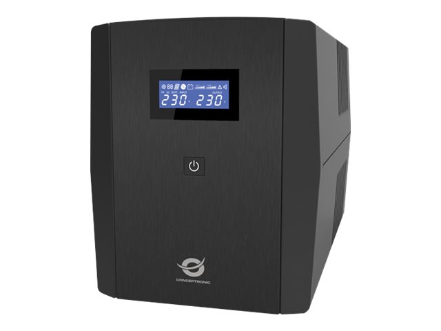Conceptronic ZEUS03E Unterbrechungsfreie Stromversorgung (USV) Line-Interaktiv 1,2 kVA 720 W 6 AC-Ausgänge