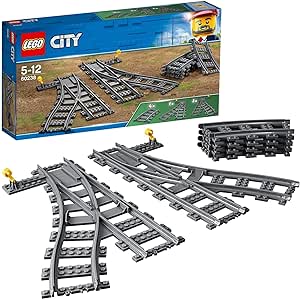 LEGO® City Eisenbahn 60238 - Weichen (8 Teile) LEGO® City Eisenbahn 60238 - Weichen (8 Teile)