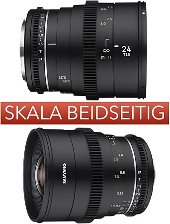 Samyang - VDSLR 50mm T1.5 MK2 - Sony E - Standardobjektiv - Montageobjektiv Samyang - VDSLR 50mm T1.5 MK2 - Sony E - Standardobjektiv - Montageobjektiv