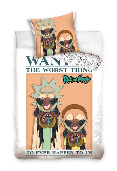 Rick and Morty - Bettwäsche 135x200 + 80x80 cm