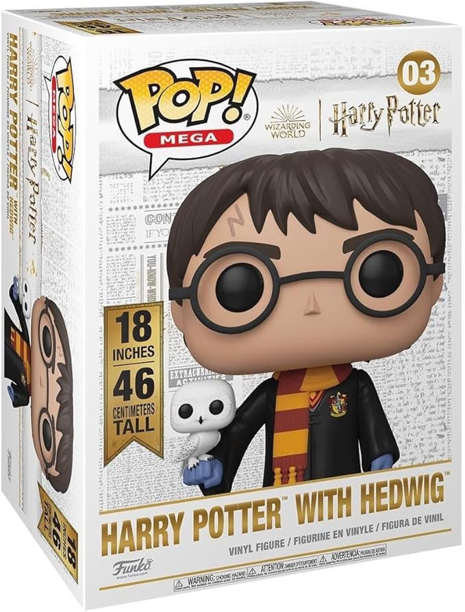 Funko Pop! Figur Harry Potter mit Hedwig 45cm