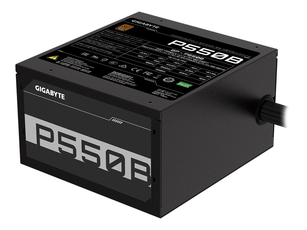 GIGABYTE P550B Netzteil 550 W 20+4 pin ATX ATX Schwarz