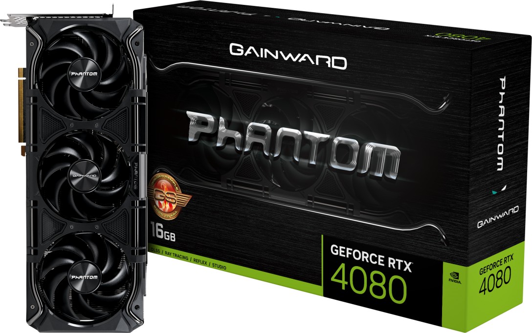 Gainward RTX4080 Phantom GS 16GB GDDR6X HDMI 3xDP - 16.384 MB