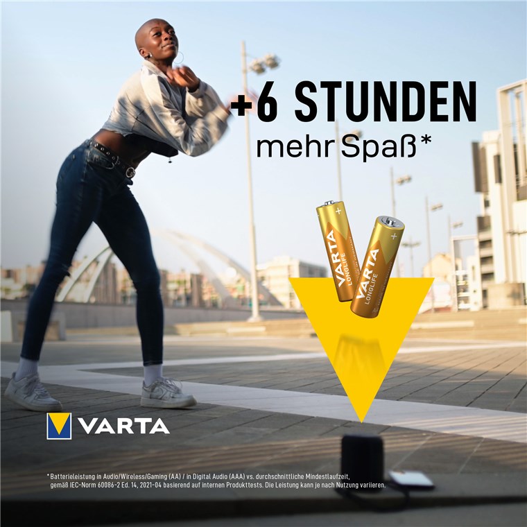 Varta 04106 Einwegbatterie AA Alkali Varta 04106 Einwegbatterie AA Alkali