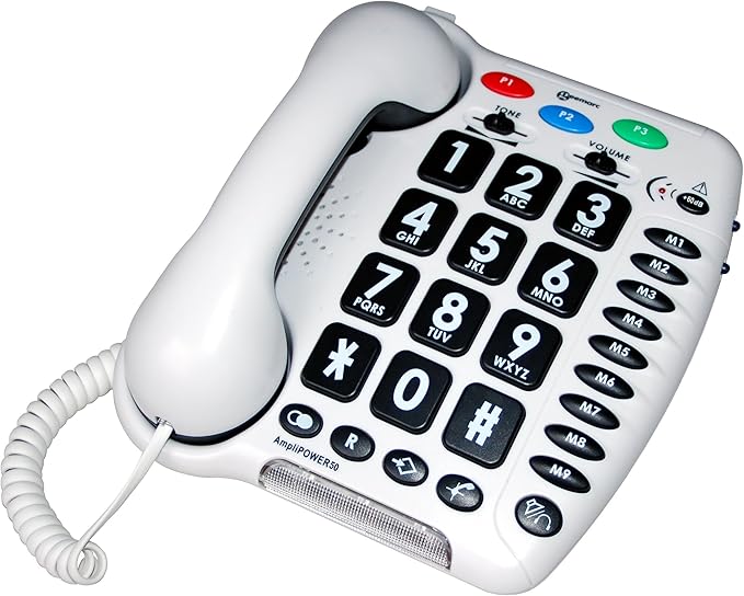 Geemarc AmpliPOWER 50 Schwerhörigentelefon (weiß)