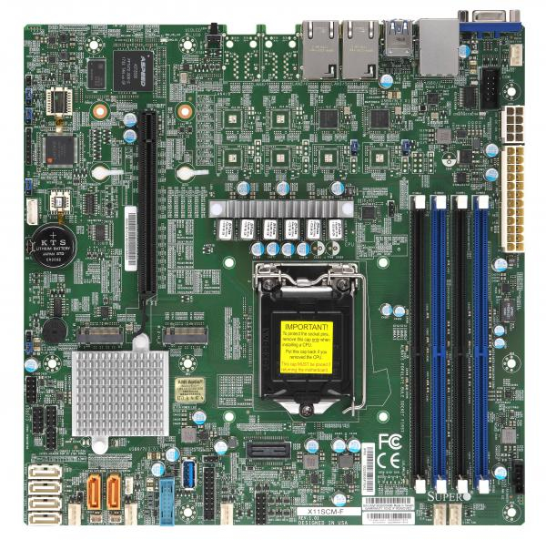 Supermicro X11SCM-F Intel C246 LGA 1151 (Socket H4) micro ATX