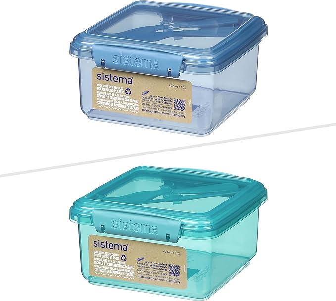 sistema Lunchbox plus Messer & Gabel 1,2 l 1 Stück