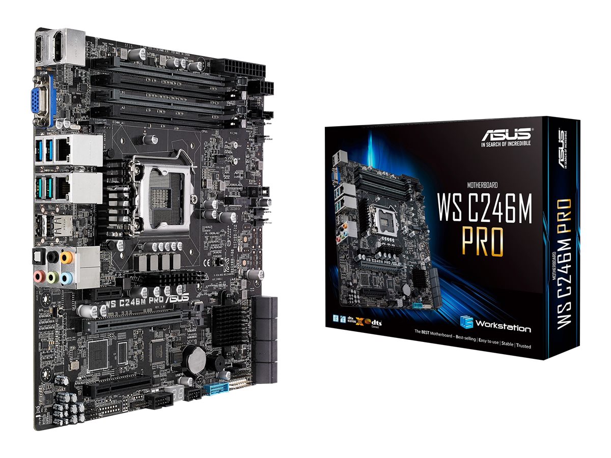 ASUS WS C246M PRO Intel C246 LGA 1151 (Socket H4) micro ATX