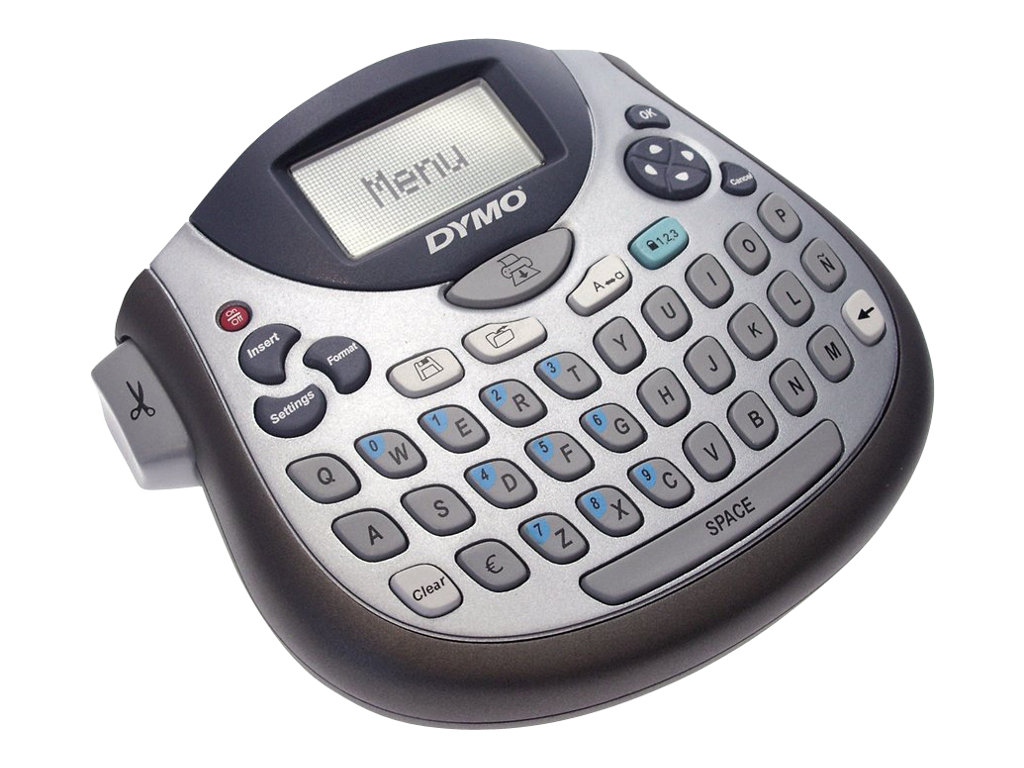 Dymo LetraTag LT-100T - Beschriftungsgerät - s/w - Thermodirekt - Rolle (1,2 cm)