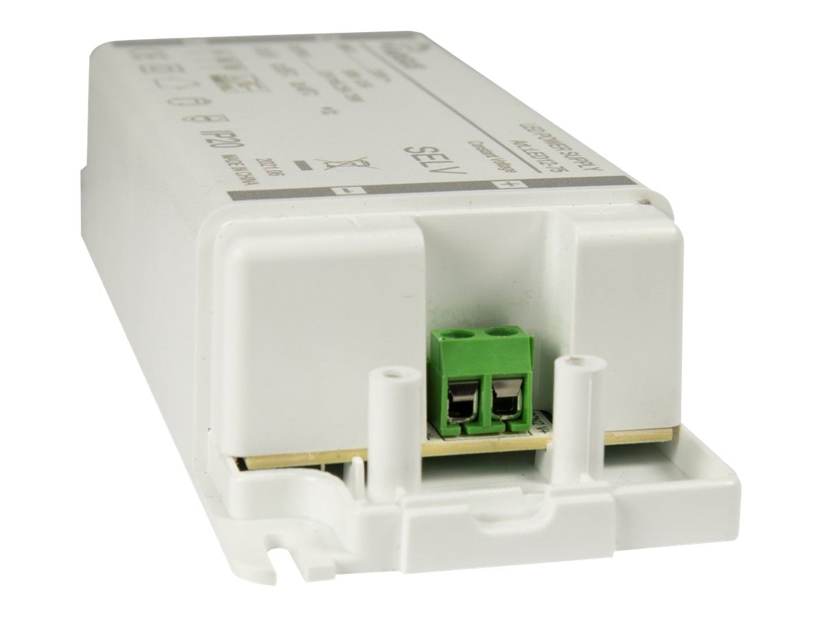 Inter-Tech LED Trafo  LED12-75 75W, 12V, 6250mA, IP20 retail