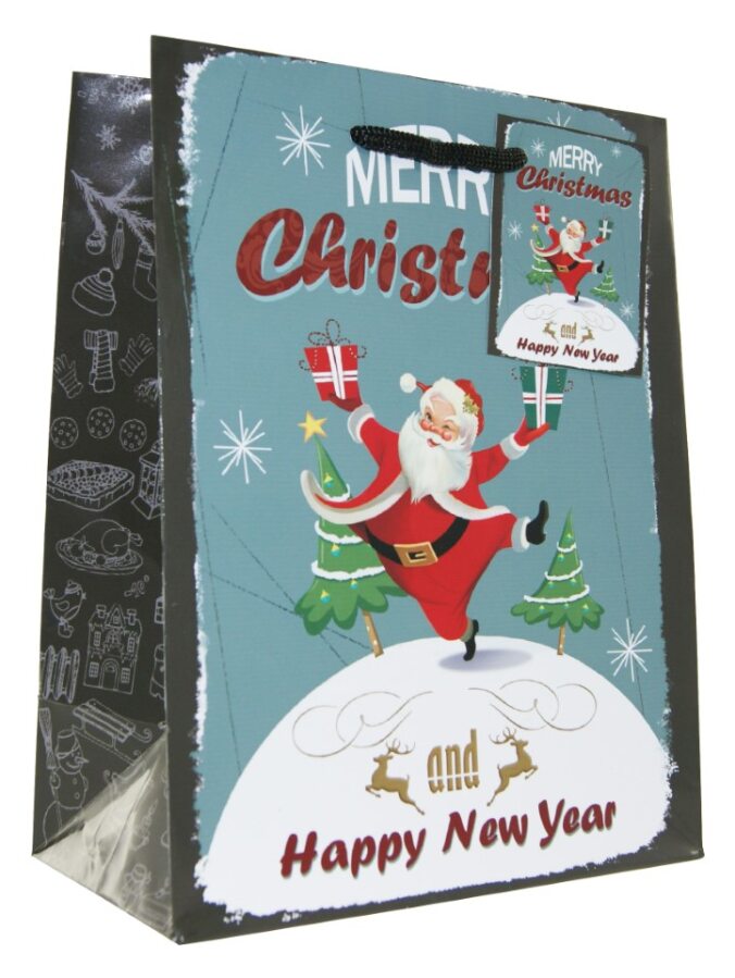 Weihnachtsgeschenktüten Vintage - Medium - 5 Motive