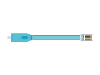 DeLOCK 63914 Serien-Kabel Blau 3 m USB Typ-C RJ45