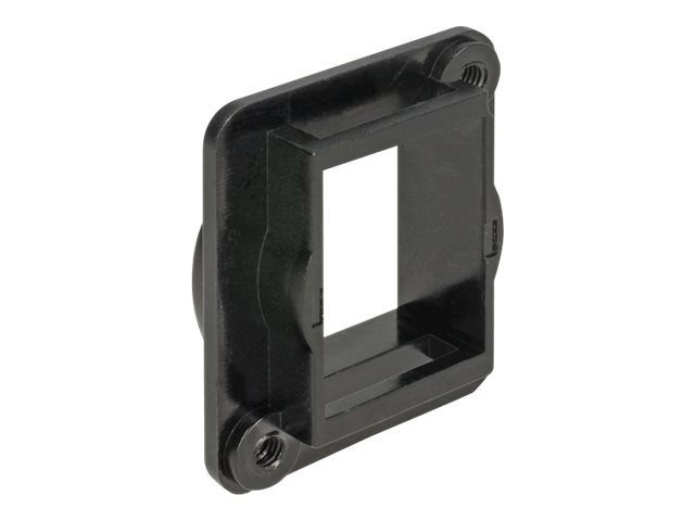 Delock Keystone Halterung 1 Port D-Typ (XLR) schwarz