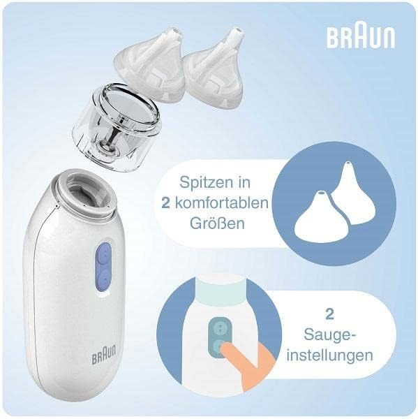 Braun BNA100EU, Elektr. Nasensauger