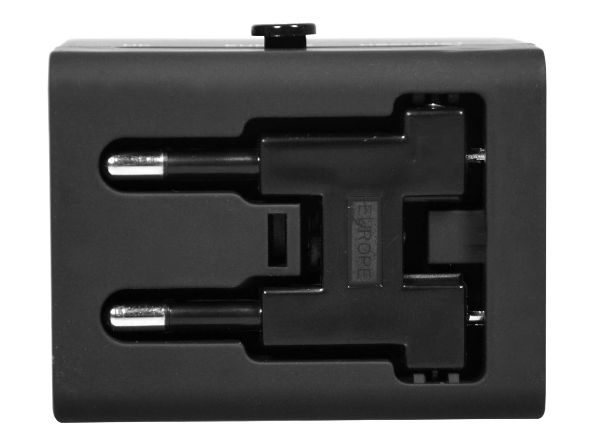 PORT Designs PORT World Travel Adapter - Netzteil - 2.1 A - 2 Ausgabeanschlussstellen (USB)