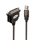 Lindy USB-/Parallelkabel - USB (M) zu DB-25 (W)