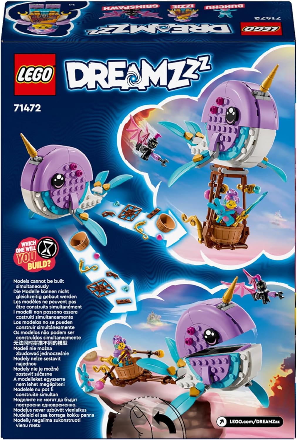 LEGO Dreamzz Izzies Narwal-Heißluftballon 71472 LEGO Dreamzz Izzies Narwal-Heißluftballon 71472