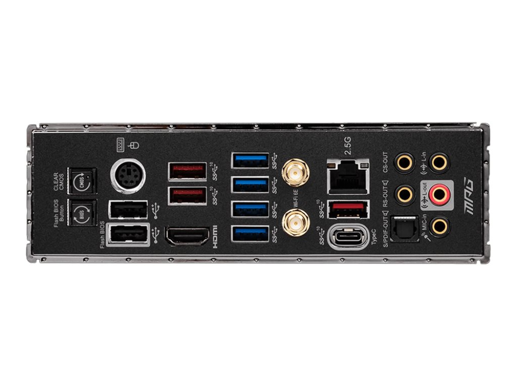 MSI MPG X570S CARBON MAX WIFI - Motherboard - ATX - Socket AM4 - AMD X570 Chipsatz - USB-C Gen2, USB 3.2 Gen 1, USB 3.2 Gen 2 - 2.5 Gigabit LAN, Wi-Fi, Bluetooth - Onboard-Grafik (CPU erforderlich)