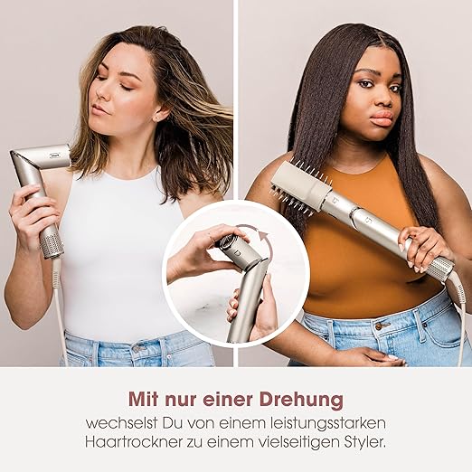 Shark 5in1 Haartrockner HD446SLEU Beige/Champagner Shark 5in1 Haartrockner HD446SLEU Beige/Champagner