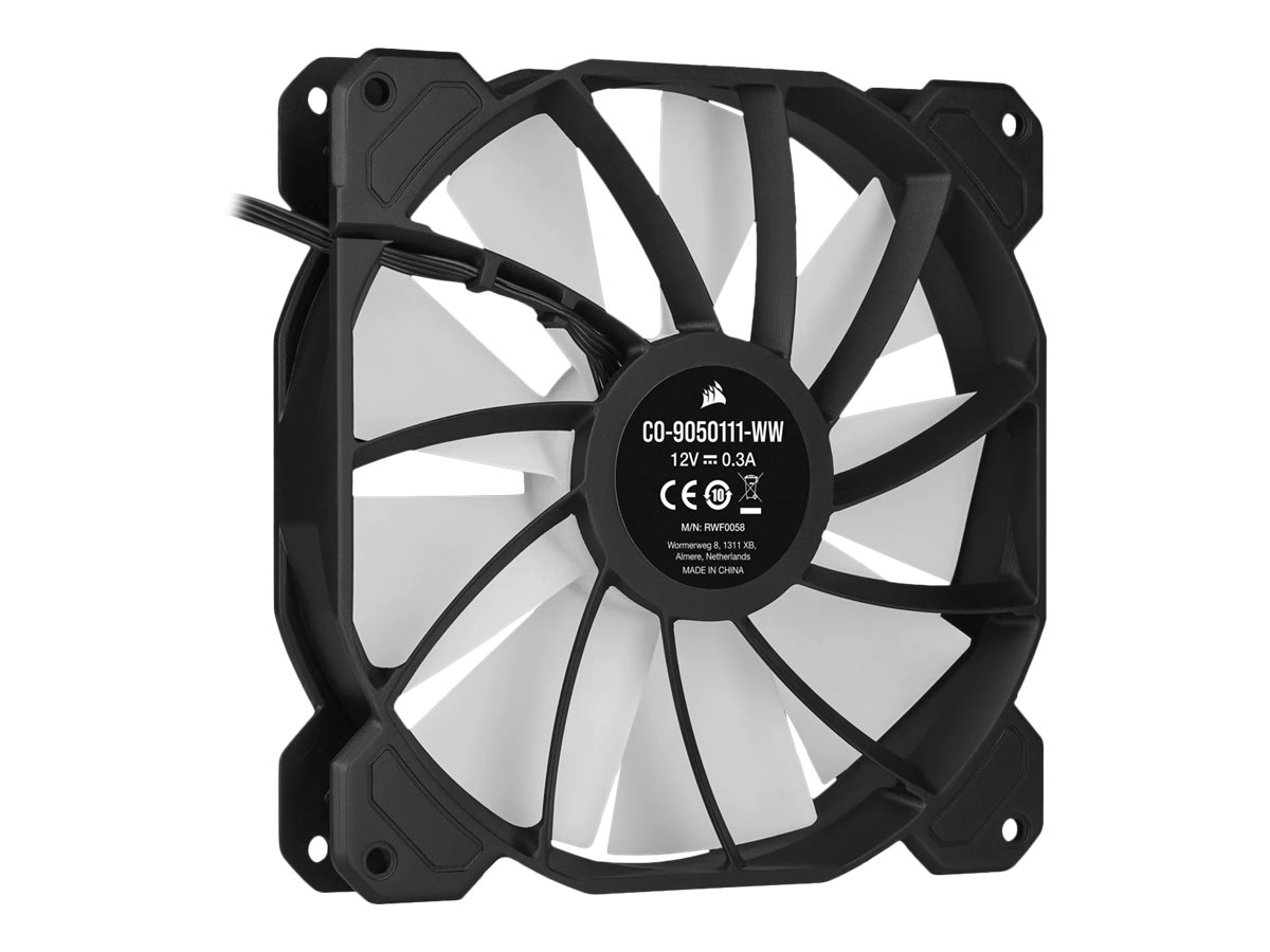 Corsair SP140 RGB ELITE Computergehäuse Ventilator 14 cm Schwarz 2 Stück(e)