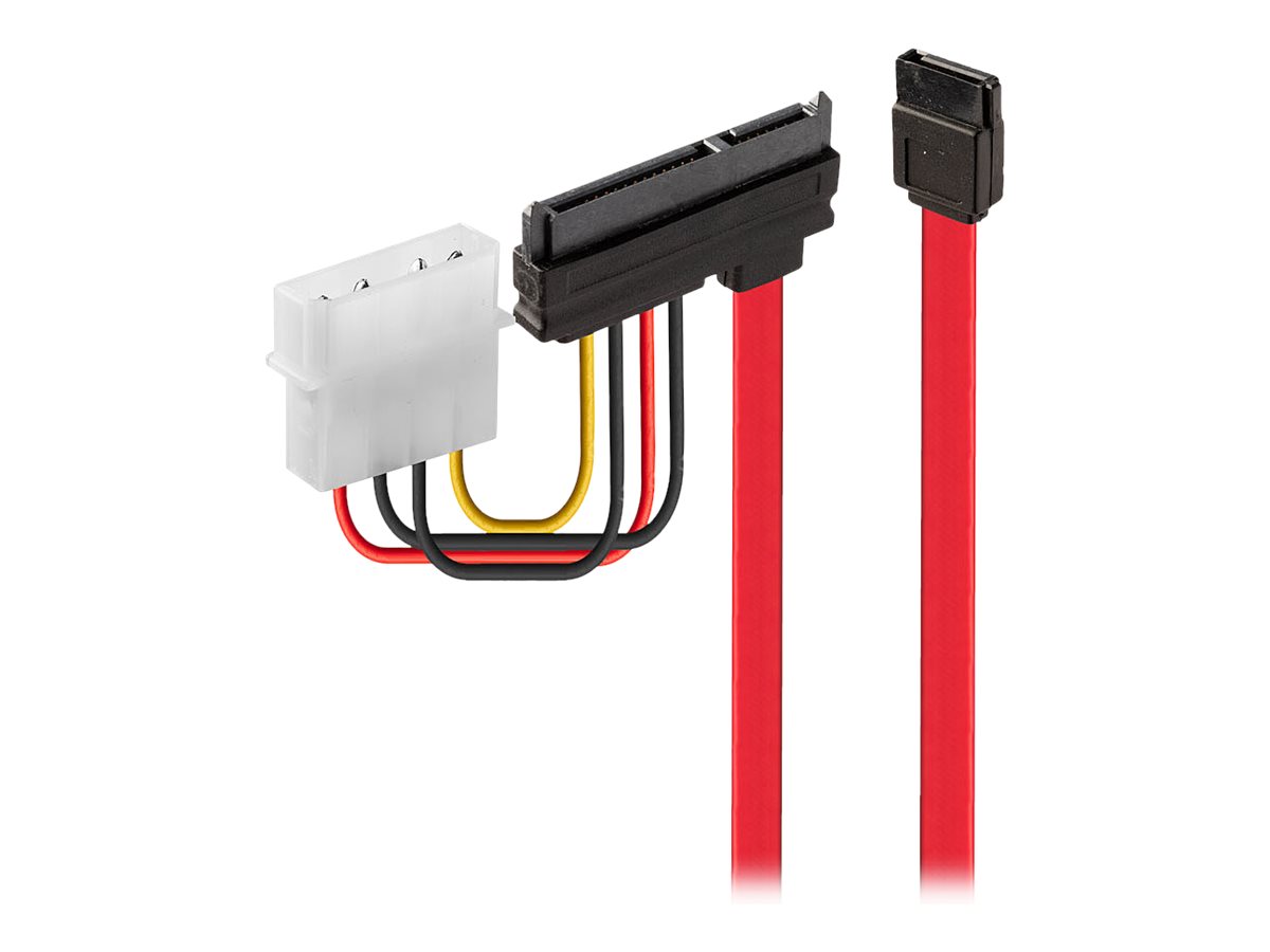 Lindy Internal SATA, 0.5m SATA-Kabel 0,5 m Rot